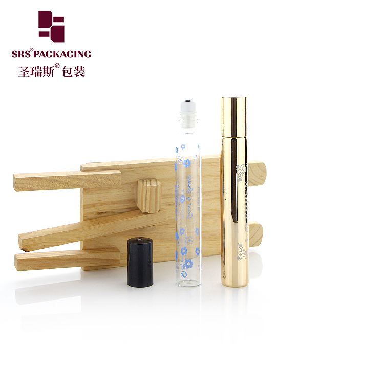 15ml Glass Roll On Bottle For Perfume Essential Oil Wholesale Silver Round Cap Metal Roller Ball Container